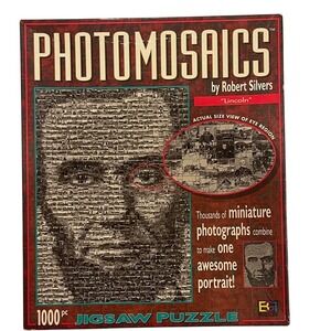 Photomosaics Lincoln 1000-Piece Jigsaw Puzzle